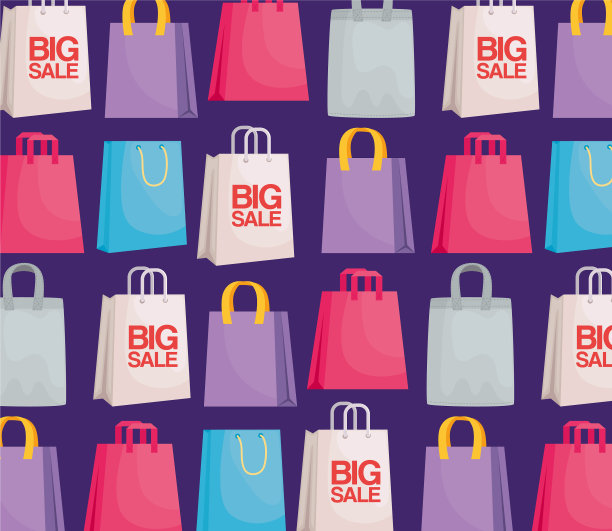 购物袋的模式图片下载