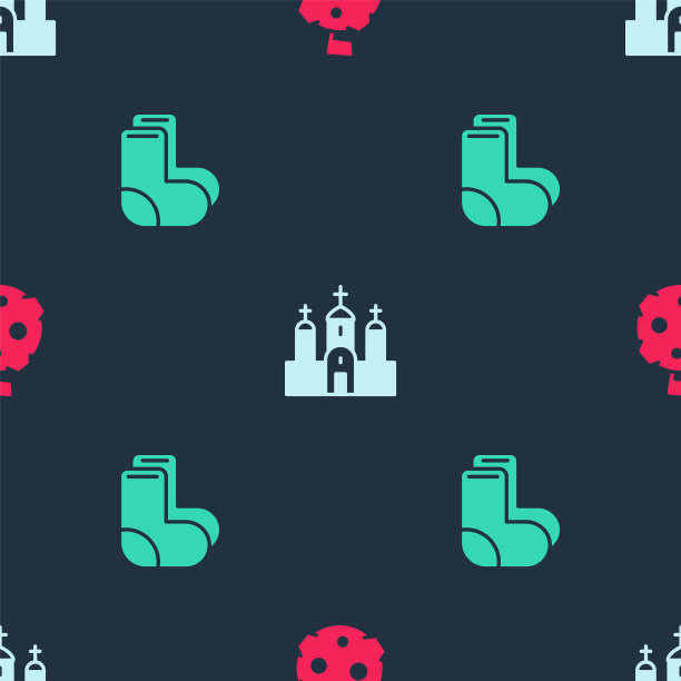 月亮与旗帜教堂建筑和瓦伦基图片下载