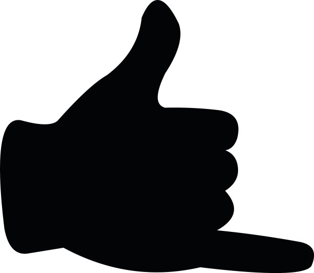 手的轮廓图片下载