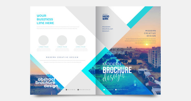商业宣传册传单设计模板图片下载