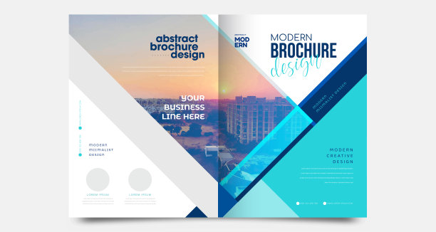 商业宣传册传单设计模板图片下载