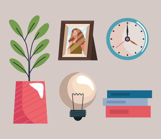 工作5个图标图片下载