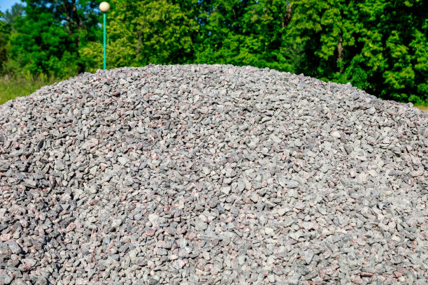 一堆瓦砾上的绿树，正是夏天图片下载