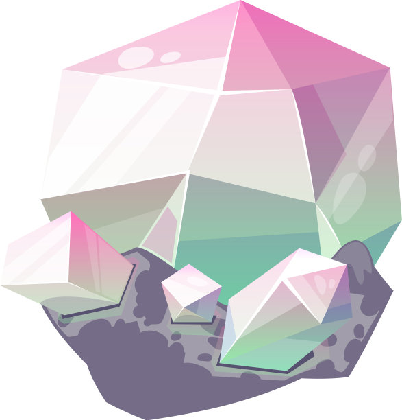 紫宝石纯天然水晶图标图片下载