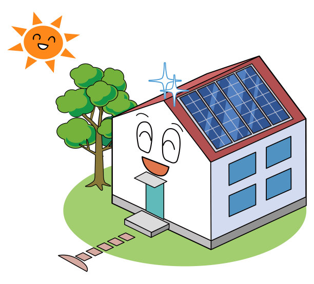 带有太阳能板的房屋图片下载