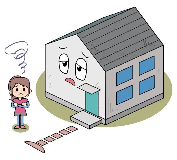 旧肮脏的房子图片下载