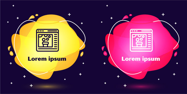 设置在线化学实验图标隔离图片下载