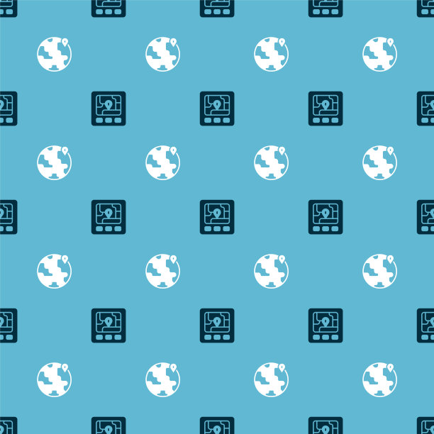 设置GPS设备与地图和位置在全球图片下载