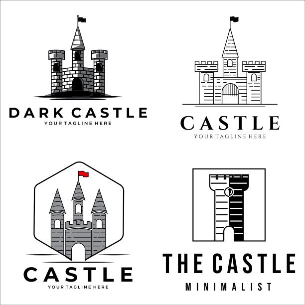 Set castle logo设计图片下载