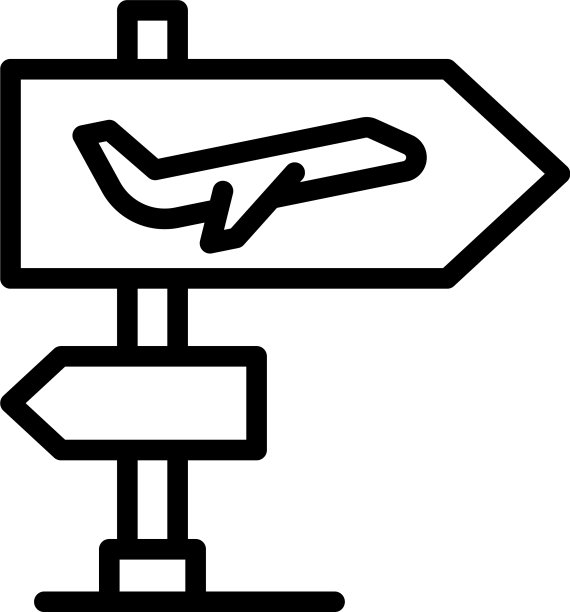 离开指示器图标轮廓风格图片下载