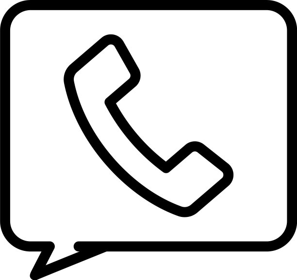 呼叫短信界面图标轮廓风格图片下载