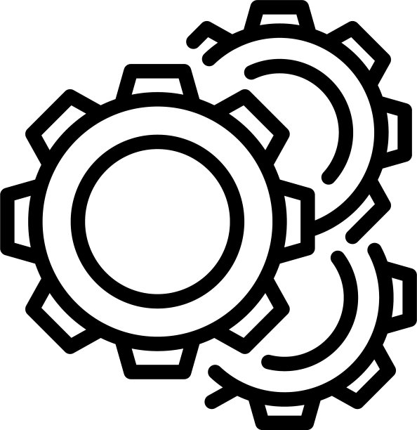 齿轮界面图标轮廓样式图片下载