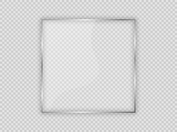 方形框架的玻璃板图片下载