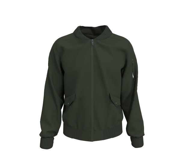 飞行员夹克模型，设计展示的打印图片下载