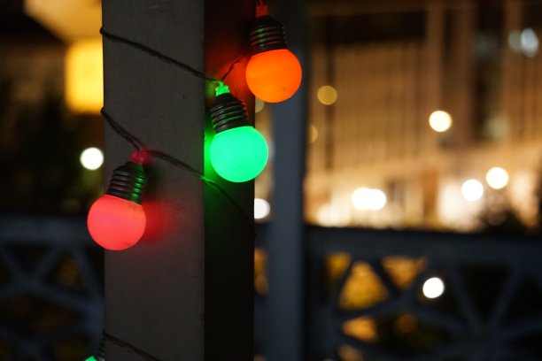 彩色的灯光图片下载