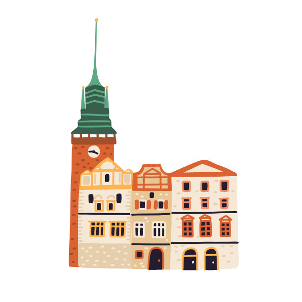 在古捷克语中，绿门或塞莱娜布拉纳图片下载