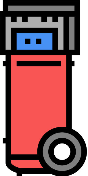 移动空压机颜色图标图片下载