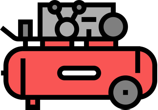 活塞式空气压缩机颜色图标图片下载