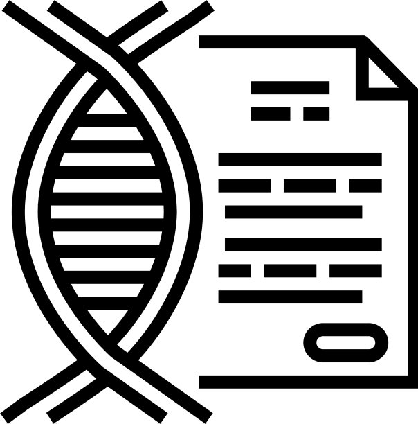 分子遗传文件行图标图片下载