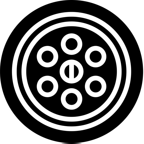 水槽排水孔字形图标图片下载