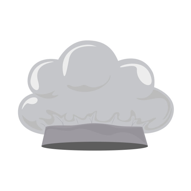 厨师帽图标设计孤立图片下载