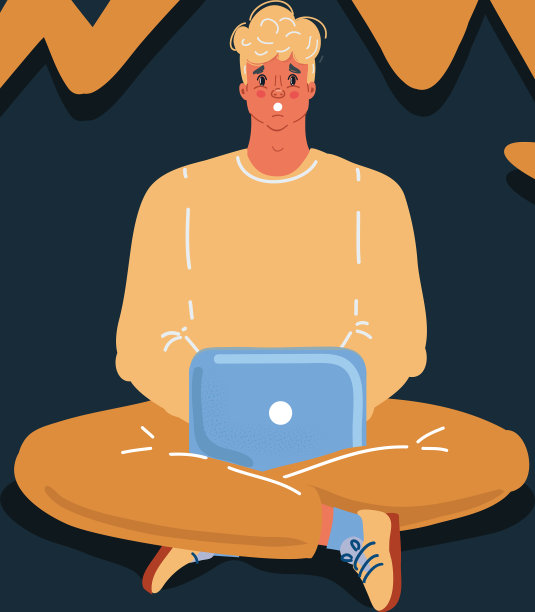 用笔记本电脑工作的人很糟糕图片下载