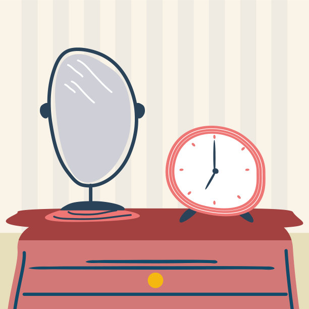 表镜时钟图片下载