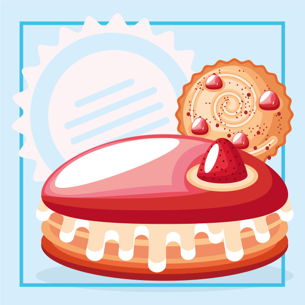 饼干甜的甜点图片下载