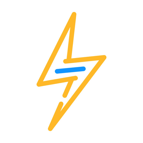 能量营养颜色图标矢量插图图片下载