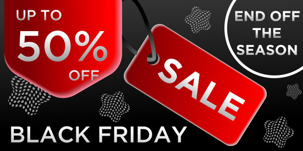 黑色星期五的促销标语图片下载