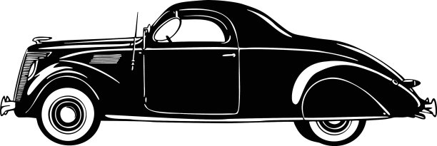 1930年的老式汽车模板图片下载
