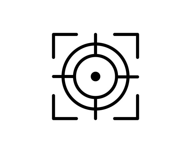 焦点图标高质量填充焦点图标图片下载