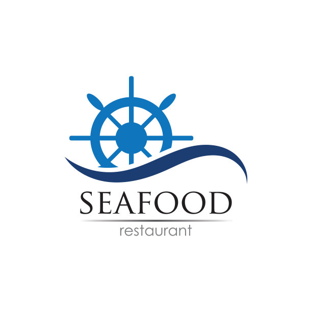 海鲜餐厅标识设计及鱼食图片下载