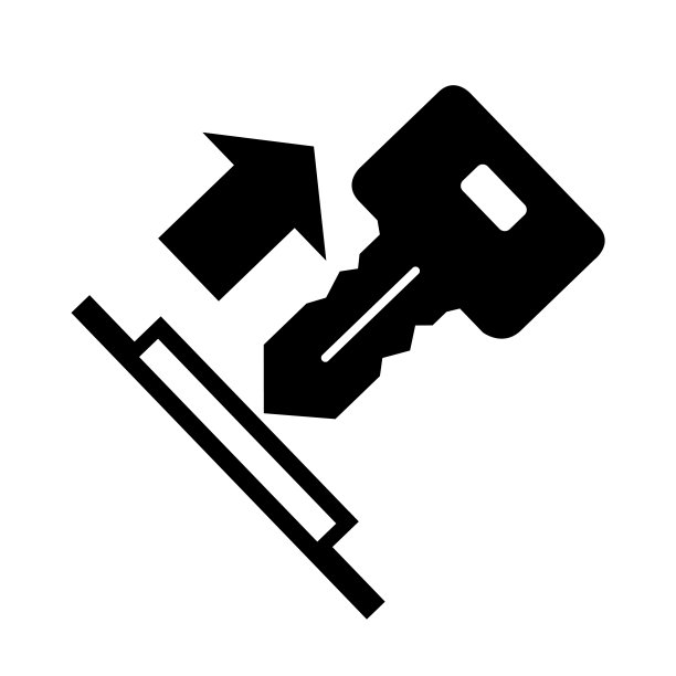 拉键符号符号隔离在白色背景，矢量插图EPS.10图片下载