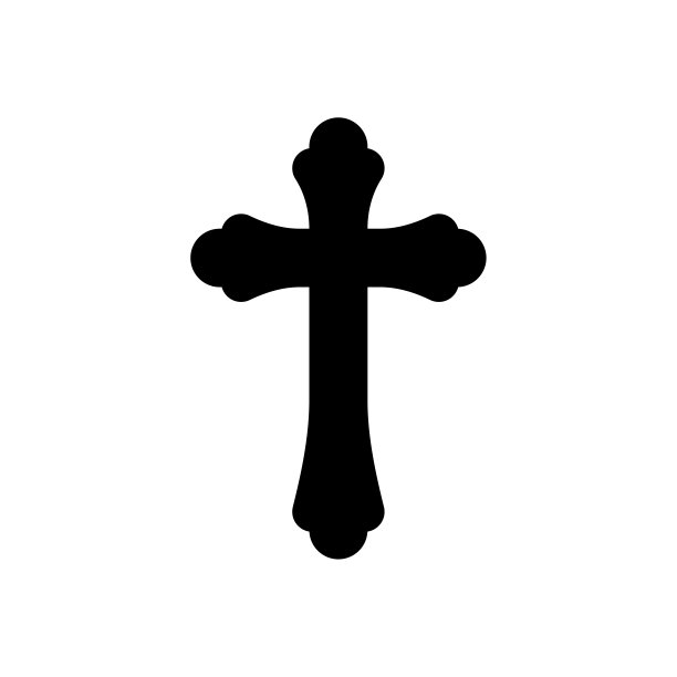 基督教的十字架。万圣节幽灵吸血鬼防御交叉设计矢量图片下载