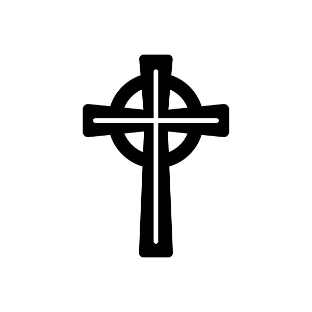 基督教的十字架。万圣节幽灵吸血鬼防御交叉设计矢量图片下载