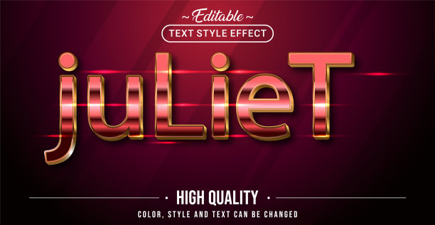 可编辑的文本样式效果-文本样式主题图片下载