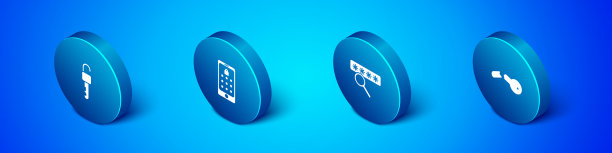 设置等距解锁密钥密码保护图片下载