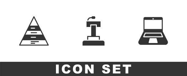 设置金字塔图信息图舞台站或图片下载