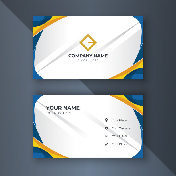 创意企业名片模板现代图片下载