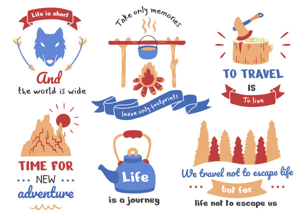 复古的旗帜图片下载