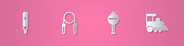 套剪纸记号笔跳绳拨浪鼓宝宝图片下载