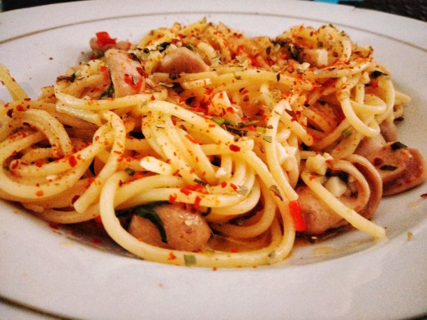 美味的自制意大利面图片下载