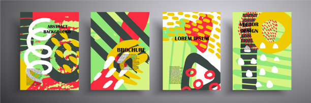 时尚的封面设计，构图简约图片下载