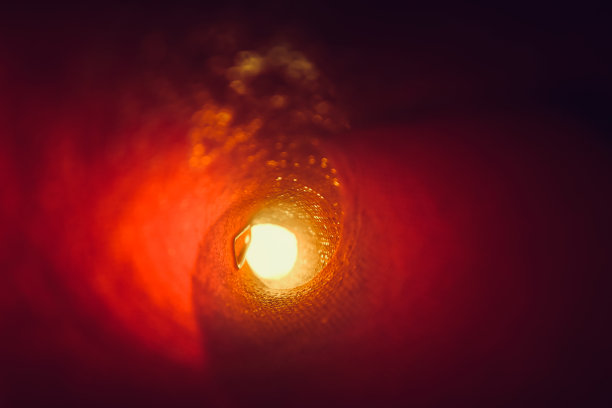 独特的黄色和红色的发光照片图片下载