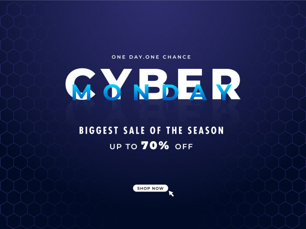 网络星期一最大的促销海报设计有70张图片下载