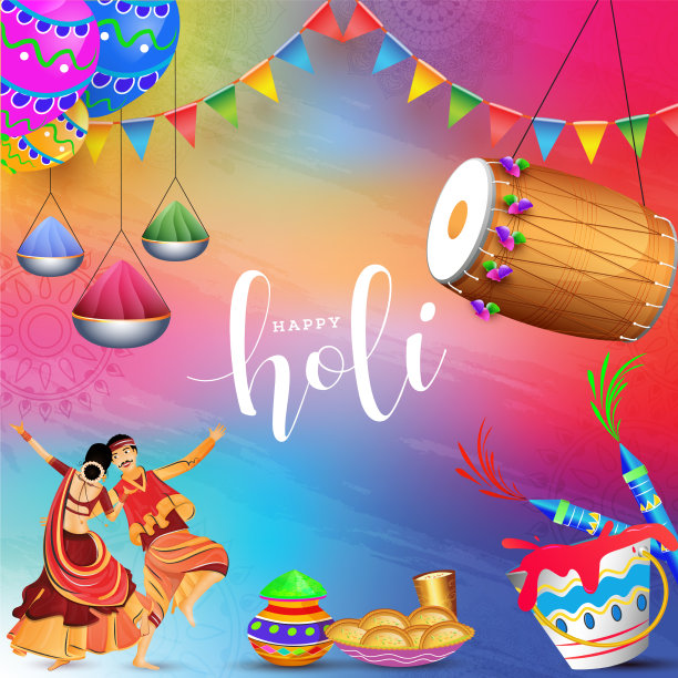 年轻的夫妇和印度甜古吉雅跳舞图片下载