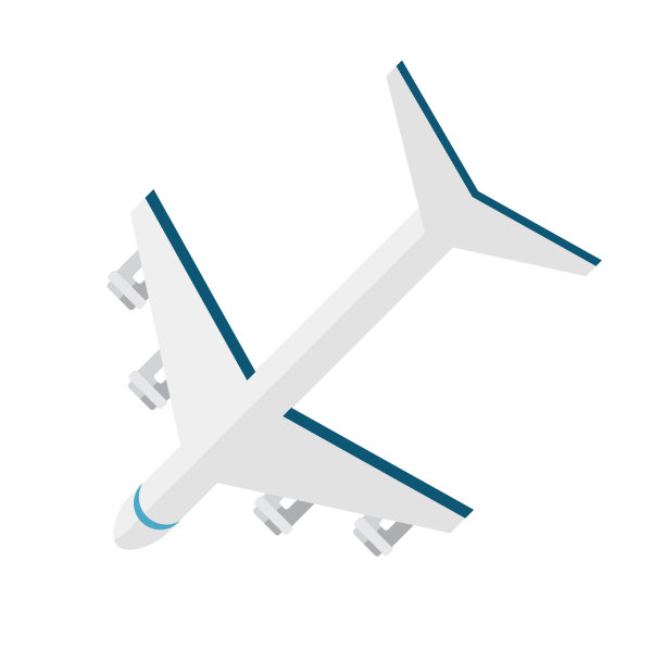 白色飞机图片下载