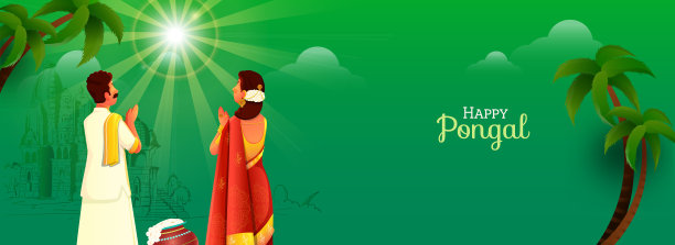 南印度夫妇做苏利亚太阳神崇拜图片下载