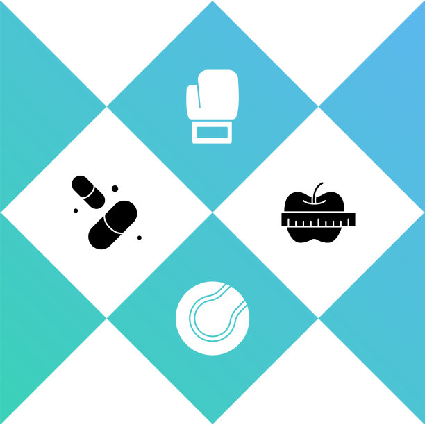 集维他命丸、网球、拳击手套及图片下载